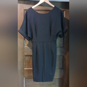 Asos Dolman Sleeve Black Dress